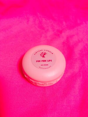 Vintage Fuchsia Pink Lip Balm for Dark Lips With Organic Shea Butter