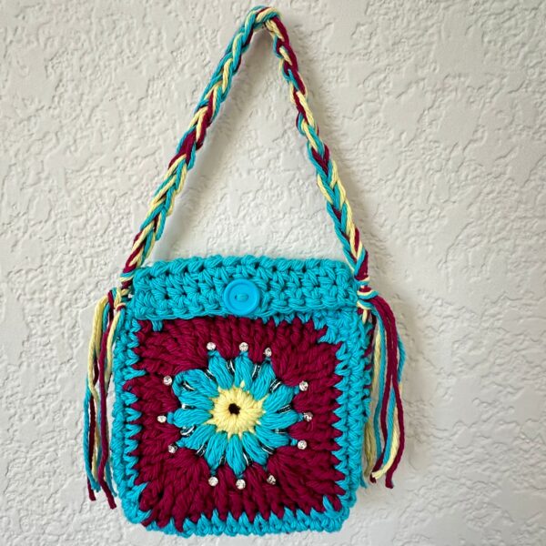 rkcraft boho crochet pouch bag crochet pouch bag mapanache california united states